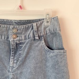 Vintage Light Blue Corduroy Pants